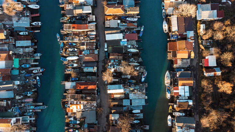 Chengene Skele: A Charming Bulgarian Fishing Village from Above