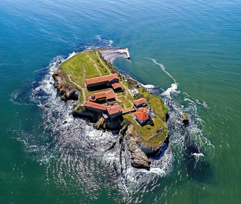 Saint Anastasia Island in Burgas Bay, Black Sea