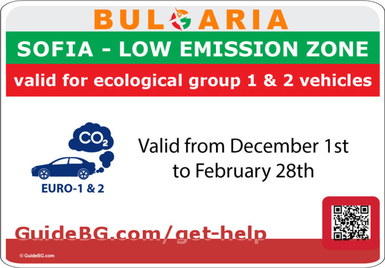 Low Emission Zones in Sofia, Bulgaria