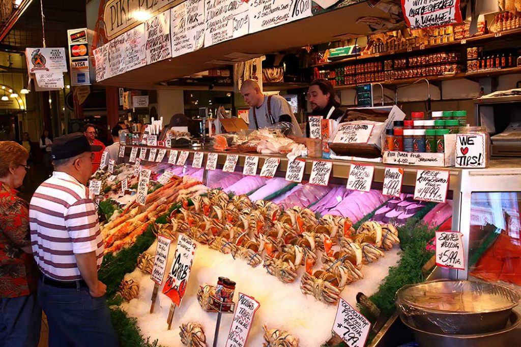 Pike Place Fish Market, Seattle, USA