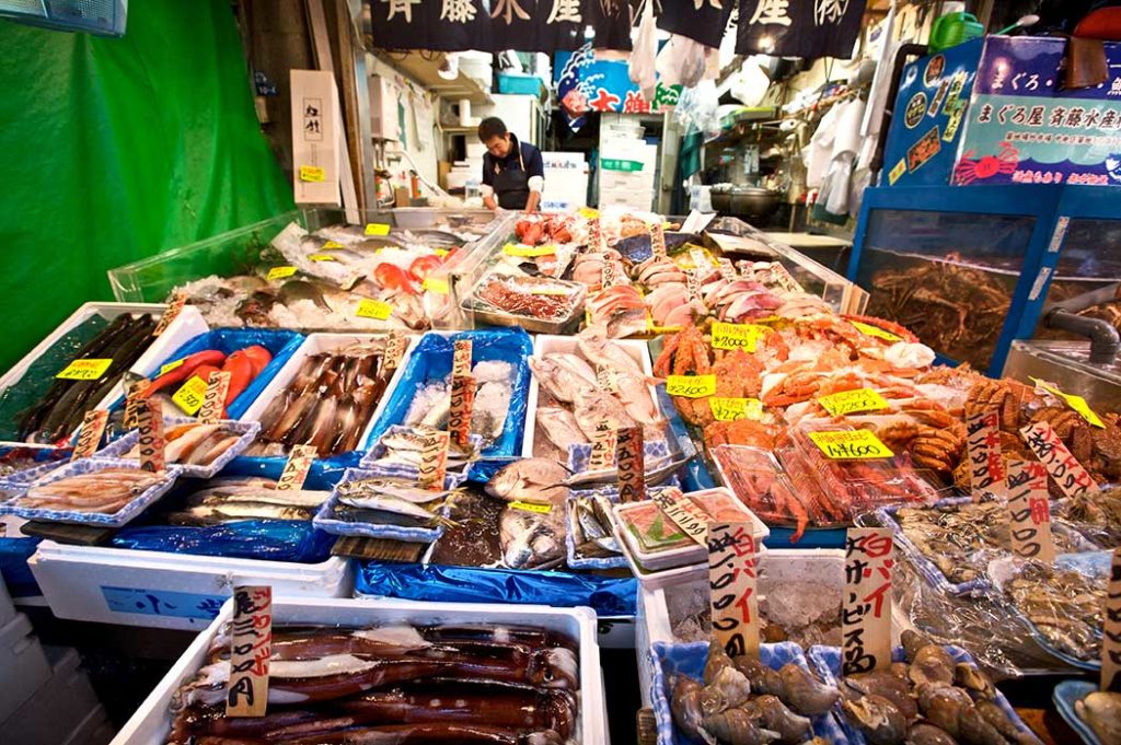 Tsukiji Fish Market, Tokyo, Japan