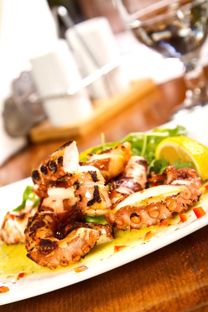 Grilled Octopus With Lemon Juice