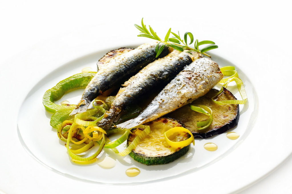 Mediterranean Grilled Sardines with Fresh Vegetables