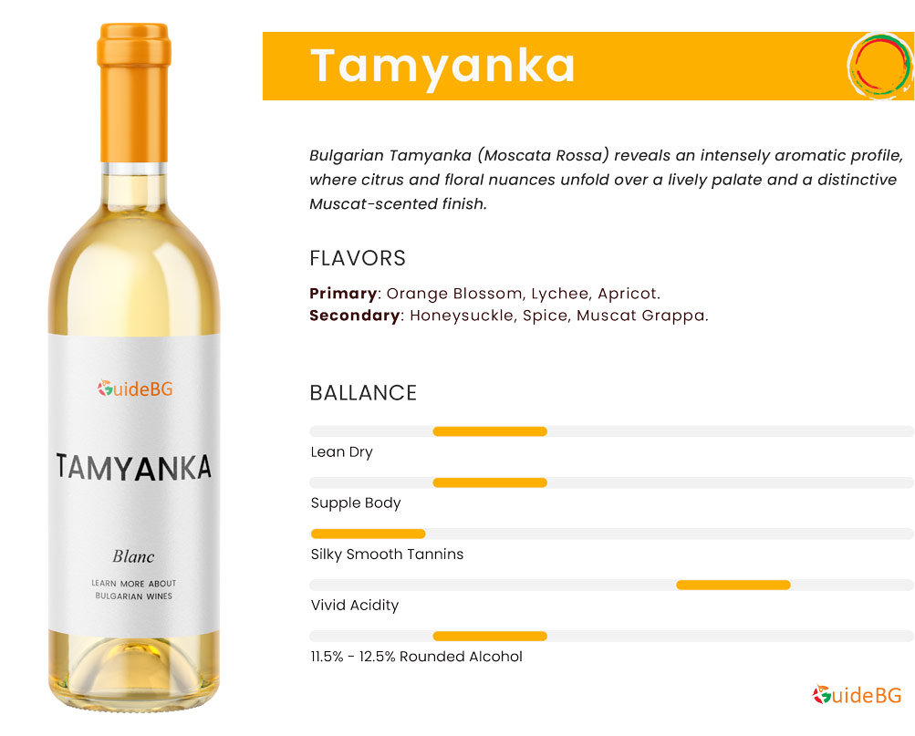 Tamyanka Wine Profile