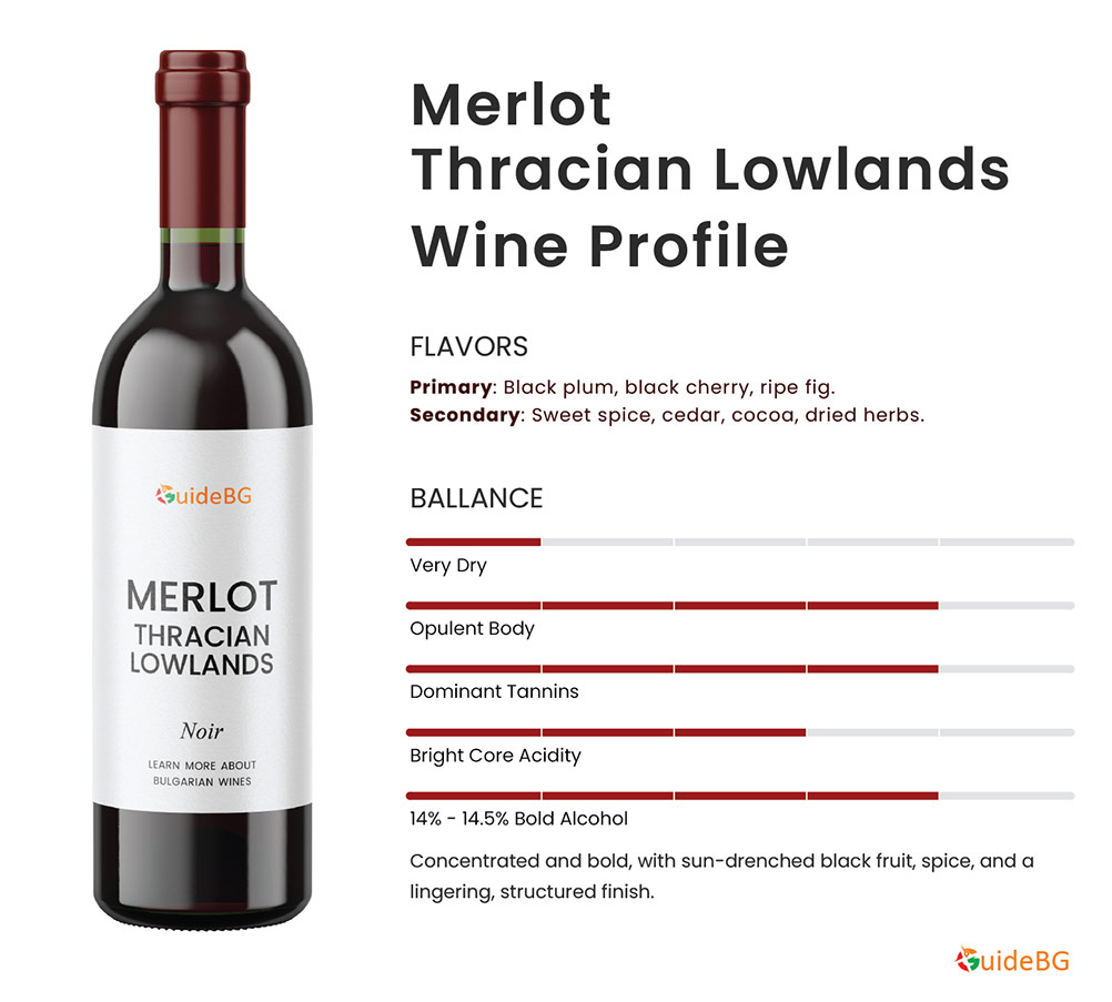 Merlot from the Thracian Lowlands – Bold, Spicy, and Sun-Ripened