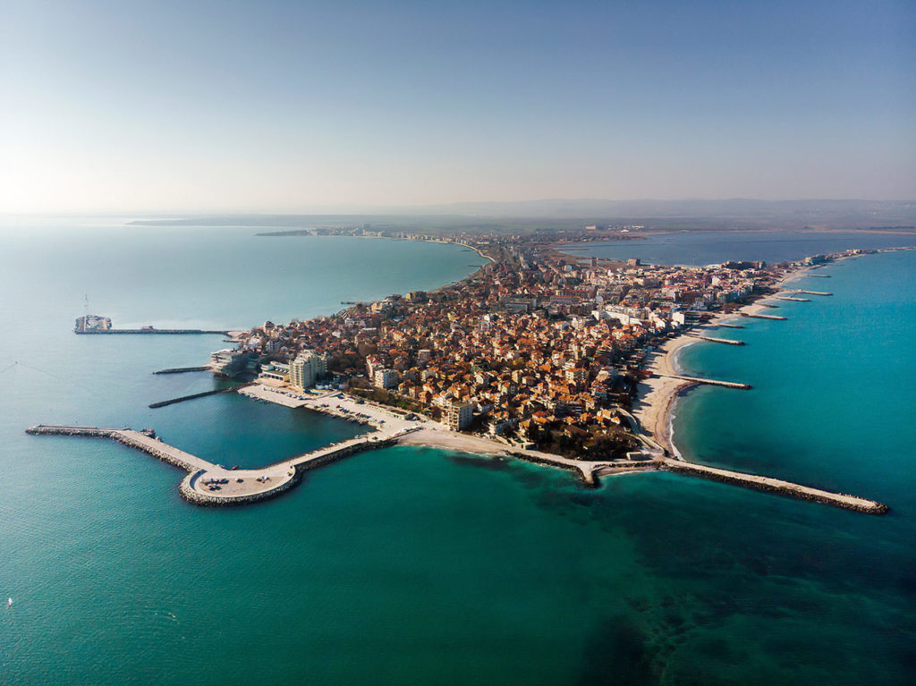Pomorie from Above: A Jewel Between Sea and Salt
