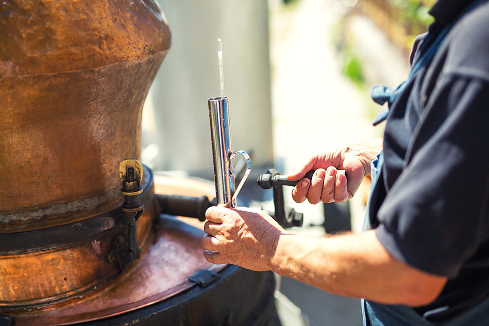 Distilling Rakiya in Bulgaria