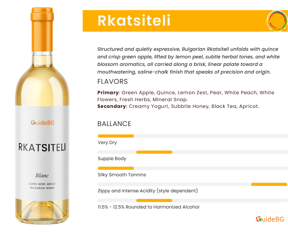 Bulgarian Rkatsiteli - Wine Profile