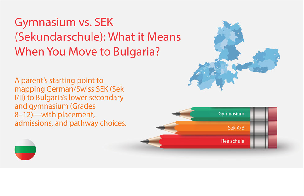 Gymnasium vs. SEK (Sekundarschule): What it Means When You Move to Bulgaria Gymnasium vs. SEK (Sekundarschule): What it Means When You Move to Bulgaria