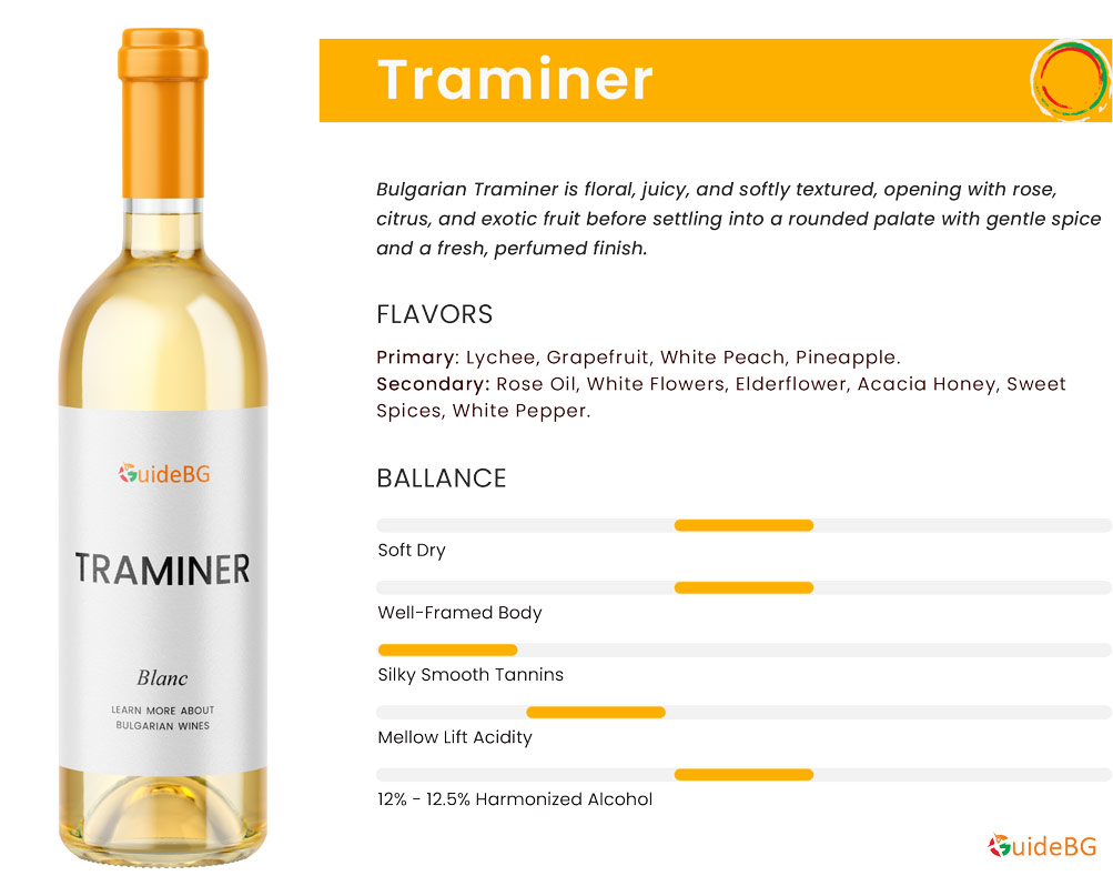 Traminer Aromatic White Wine - Wine Profile
