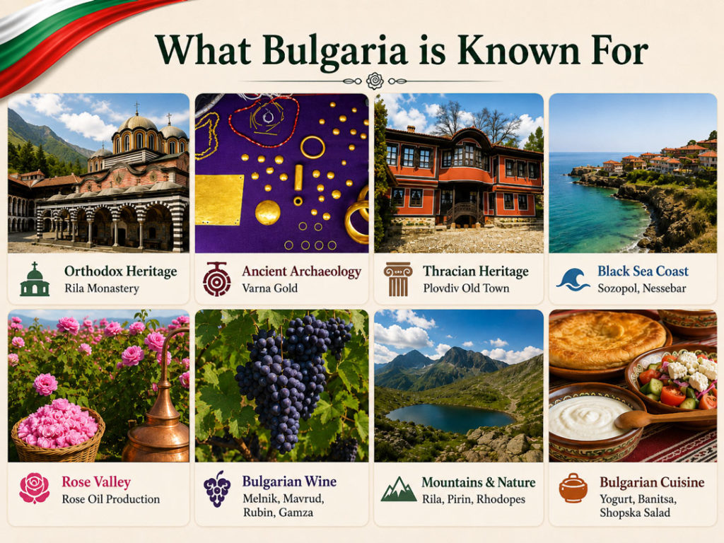 What is Bulgaria known for